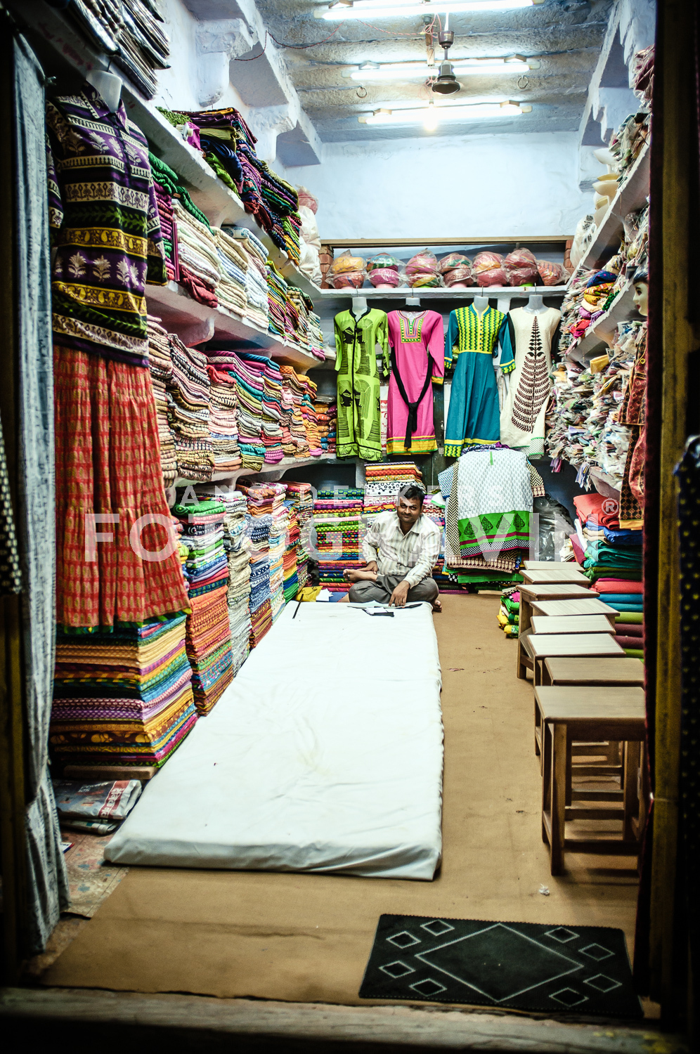 Fabrics shop [Jaisalmer]